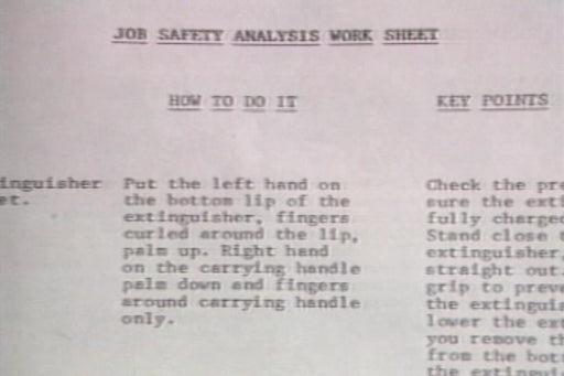 Job Safety Analysis